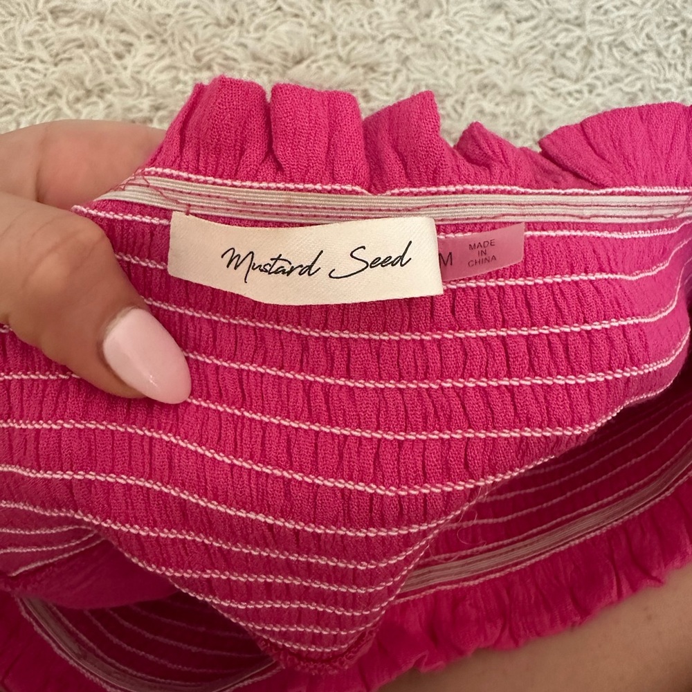 Pink Ruffled Women's Skort - Picture 3 of 3